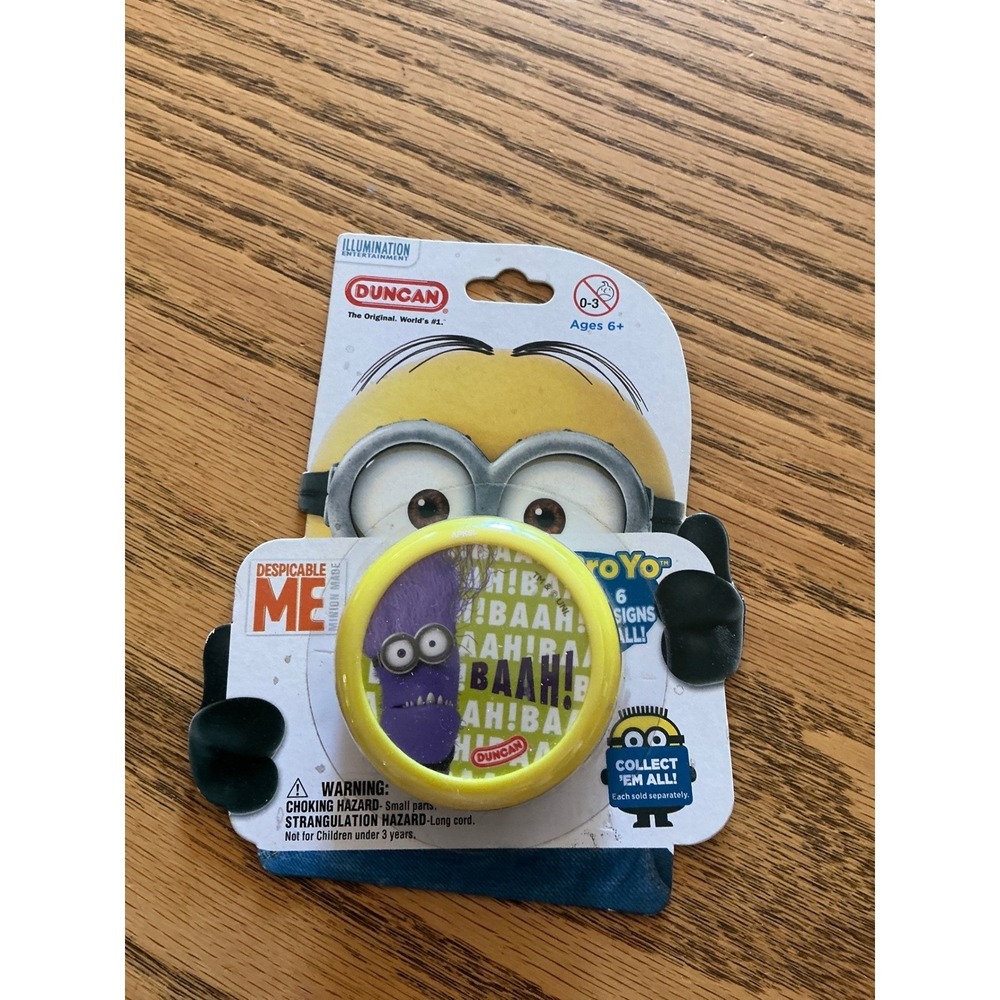 Duncan ProYo Despicable Me Minion Made Yo-Yo Yellow Purple Evil Minion 3290DM2